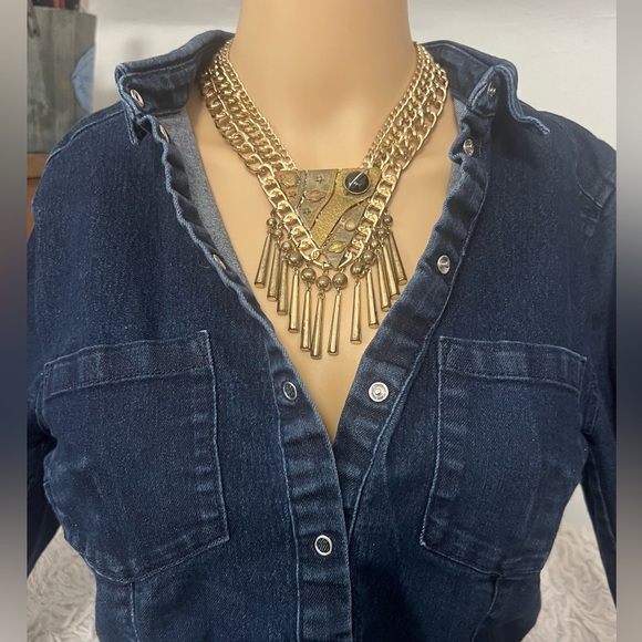 Celestial or Cosmic Themed Statement Necklace - Picture 1 of 3